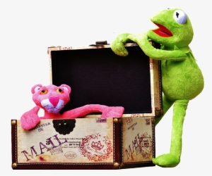 Plush Toys, Kermit, The Pink Panther, Toys, Box, Chest - Stuffed Toy