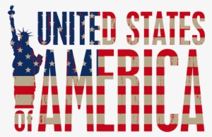 United States Of America - Usa Scritta Png