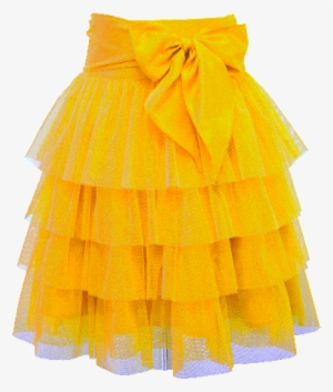 Tulle Party Skirt Sunflower- Final Sale - Girls Yellow Skirts