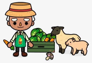 Toca Life Farm The - Farmer Dad Png