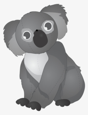 Pft1-koala - Clip Art Of Things That Are Grey