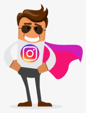 Instamen Instagram Illustration