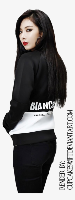 Hyuna Red Png - Korean Girls Black Hair