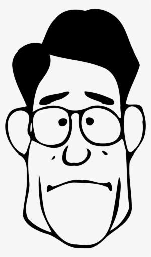 This Free Icons Png Design Of A Bit Surprised Face - Father Picture Cartoon Black And White