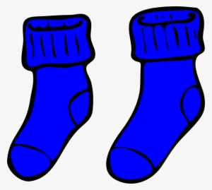 Blue Socks Svg Clip Arts 600 X 539 Px