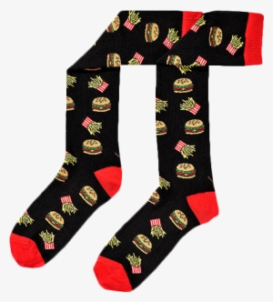 Burger And Fries Socks - Iconic Socks French Fries