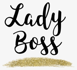 Lady Boss Gold Glitter Web Flair Graphic - Free Boss Lady Svg