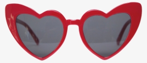 Red Heart Shaped Sunglasses - Heart Shaped Glasses