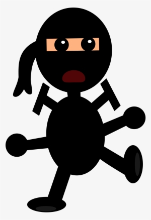 This Free Icons Png Design Of A Simple Cartoon Ninja - Senjata Ninja Vector Png