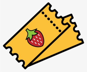 Previous Item Ticket Next Item Raspberries - Ticket Vector