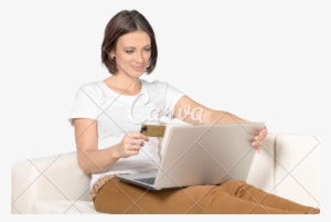Girl Sitting On Couch - Sitting