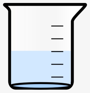 Small - Beaker With Water Clipart