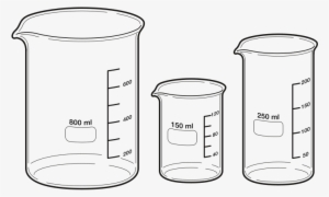 Beaker - Beaker Laboratory Apparatus Drawing