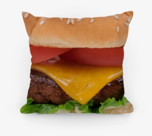 Cheeseburger Pillow - Cheeseburger Tote Bag: Funny 4th Of July Tote Bag From