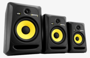 Audio Speaker Transparent Images - Krk Rp6g3 Rokit 6 Generation 3 Powered Studio Monitor
