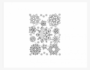 Snowflakes, Art Acetate Background - Fulgi De Nea De Colorat