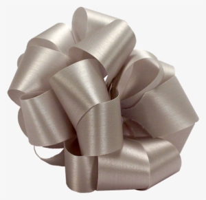 Burton & Burton #3 Silver Satin Ribbon
