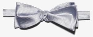 Silver Bow Tie - Silver Bow Ribbon Png