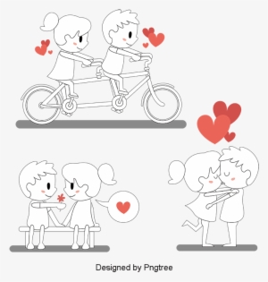 Love Couple, Hand Painted Couple, Couple In Love, Creative - Love