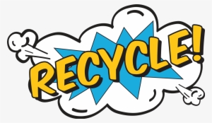 One Big Bin Recycling And Disposal Made Easy - Recycle Word Art