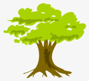 Flat Tree Vector - Illustration
