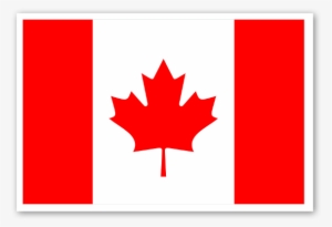 Canadian Flag Sticker - Canada Sea To Sea