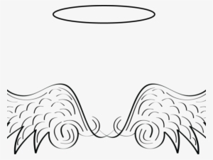 Angel Halo Clipart - Angel Wings Clipart Png