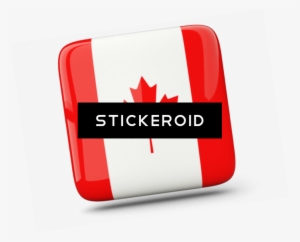 Canada Flag - Label