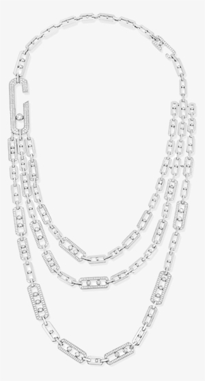 Move High Jewelry Addiction 3 Rows Necklace - Jewelry Addiction