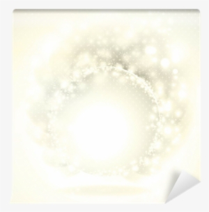 Fotomural Marco Redondo Retro Con Las Luces De Destello - Circle