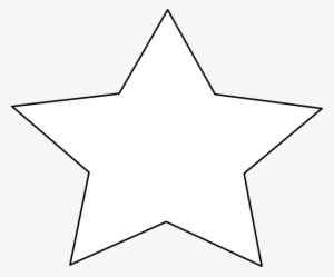 Star Outline Clip Art Free - Clear Background White Star
