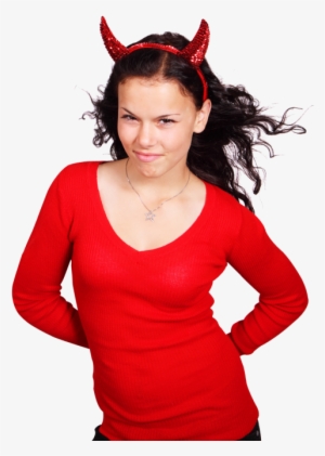 Beautiful Woman In Devil Costume Png Image - Portable Network Graphics