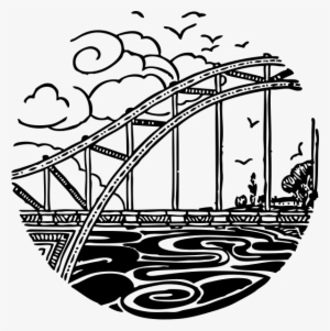 Bridge Over River Png Images - Gambar Animasi Hitam Putih Sungai