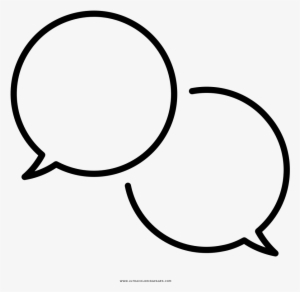 Talk Bubble Coloring Page - Coloring Book
