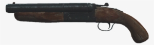 Fo4 Sawed-off Shotgun - Sawed Off Shotgun Png