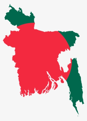 Flag-map Of Bangladesh - Bangladesh Flag Map - 858x1200 PNG Download ...