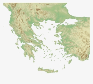 Physical Maps Of Greece - Greece Maps Png