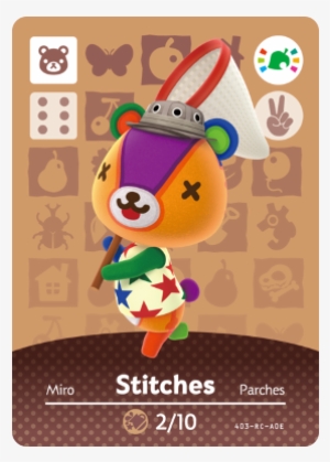 Animal Crossing Stitches Amiibo Card