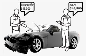 Accident Car No Background