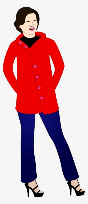 This Free Icons Png Design Of Woman In Jeans, Heels, - Woman In Jeans Clipart Png