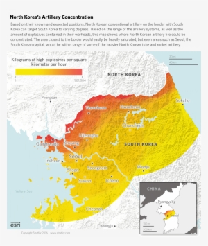 North Korea's Artillery Concentration - North Korea Artillery Seoul