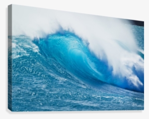 Beautiful Blue Ocean Wave Canvas Print - Posterazzi Beautiful Blue Ocean Wave Posterprint 17.00