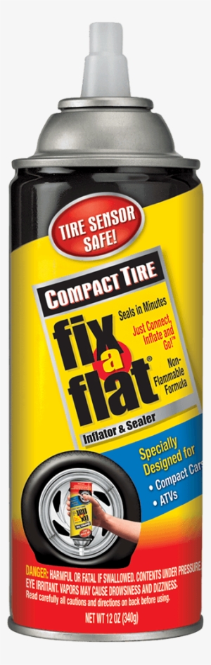 12oz For Compact Tires - Fix-a-flat S420-6-6pk Aerosol Tire Inflator With Hose