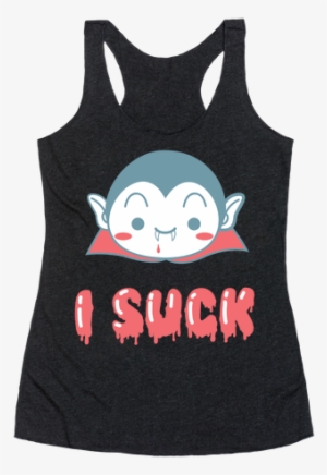 6733 Heathered Black Z1 T I Suck Vampire - You Wish Upon A Star Shirt