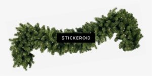 Garland Simple Christmas - Transparent Christmas Garland Png