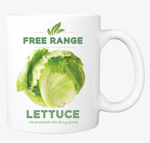 Free Range Lettuce Coffee Mug - Leaf Lettuce
