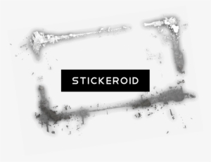 Silver Grey Grunge Frame - Marcos Para Overlays Png