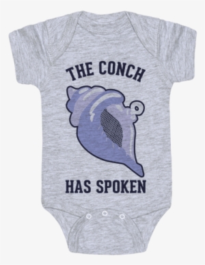 The Conch Has Spoken Baby Onesy - Board Game Baby Clothes