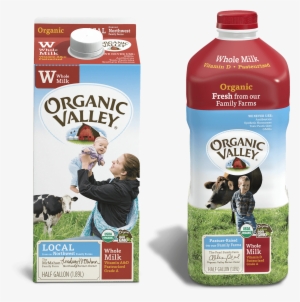 Organic Valley Milk Packaging - Organic Valley Half Gallon