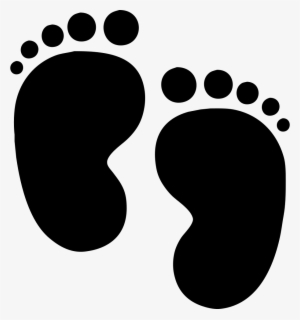 Feet Comments - Black And White Baby Feet Clip Art